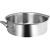 Stainless Steel Horeca-R Induction Ready Rondeau Stew Pot, 17.8 Qt