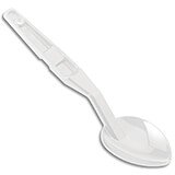 White, 11" Deli Serving Spoon, Polycarbonate, 12/PK