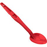 Red, 13" Solid Serving Spoon, Polycarbonate, 12/PK