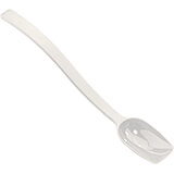 White, 3/4 Oz 10" Perforated Salad Serving Spoon, Polycarbonate, 12/PK