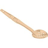 Beige, 13" Perforated Serving Spoon, Polycarbonate, 12/PK