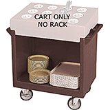 Dark Brown, Tray and Dish Cart, Cart Only
