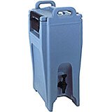 Slate Blue, 5.25 Gal. Insulated Beverage Dispenser, Ultra Camtainer