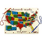 Magnetic Travel USA Map Game