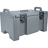 Granite Gray, Insulated Food Carrier, Bulk Food Storage, Molded Handles