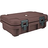 Dark Brown, Insulated Food Carrier for 4" Deep Pans