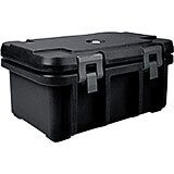 Black, Insulated Food Carrier for 8" Deep Pans