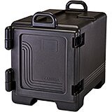 Black, Insulated Front Loading Food Carrier, Full Size Pans