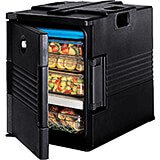Black, Ultra Insulated Food Carrier, No Casters
