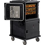 Black, H-Series Large 2-Compartment Electric Hot Box, 110V
