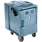Slate Blue, Electric Hot Box, Food Carrier W/ Casters,110V