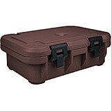 Dark Brown, Insulated Food Carrier for 4" Deep Pans, S-Series