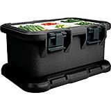 Black, Insulated Food Carrier for 6" Deep Pans, S-Series