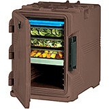Dark Brown, S-Series Ultra Insulated Food Carrier, Built-in Gasket
