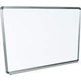 Silver Frame, Dry Erase Whiteboard 48" X 36", Magnetic, Wall Mounted