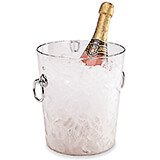 Clear, Polycarbonate Ice Bucket with Handles