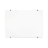 Tempered Glass Glass Whiteboard, Magnetic Dry Erase Board 48" X 36", Wall Mounted
