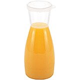 Clear, 1/2L Beverage Decanters with Lids, 12/PK